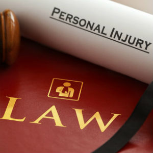 Personal injury law and a gavel
