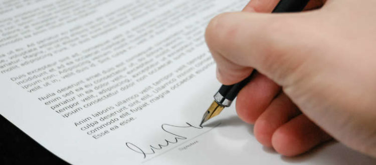 Signature de Documents Legales